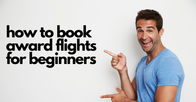 how to book award flights for beginners