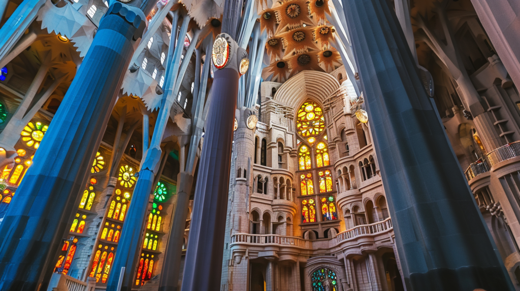 Inside the Sagrada Familia