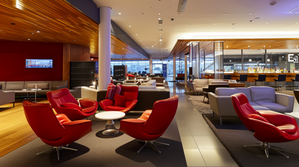 Virgin Atlantic Clubhouse in London Heathrow Airport - Transfer your Membership Rewards to Virgin Atlantic to benefit this lounge.