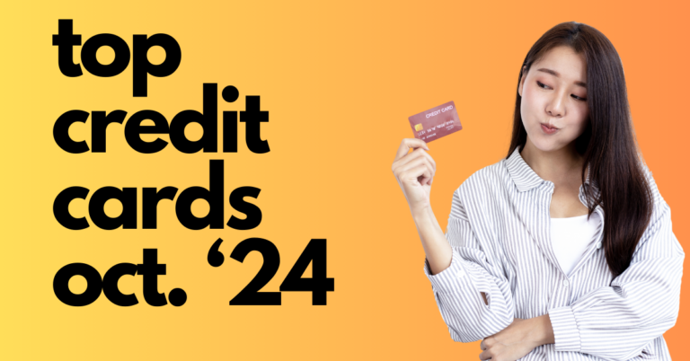 top credit cards oct